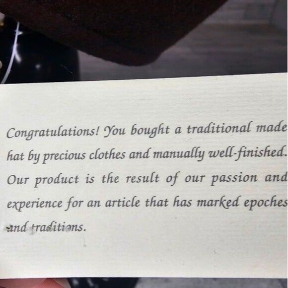 NWT Doria Gruppo Borsalino Ascot Wool Dark Brown Cap Hat, Size 57/M/7 1/8 - Picture 8 of 11